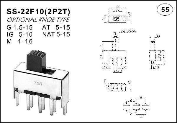 Straight handle toggle switch