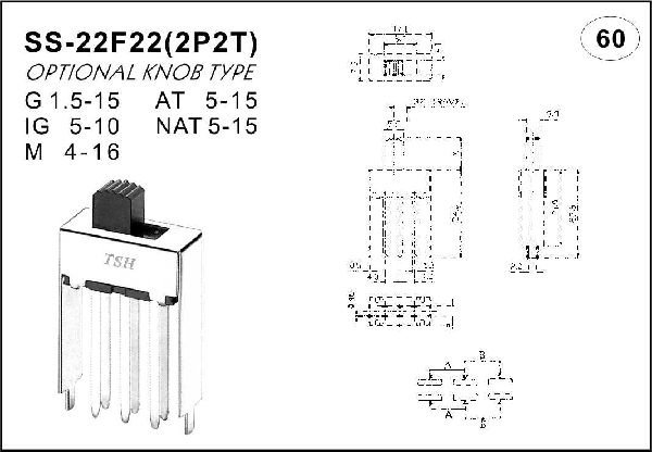 Straight handle toggle switch