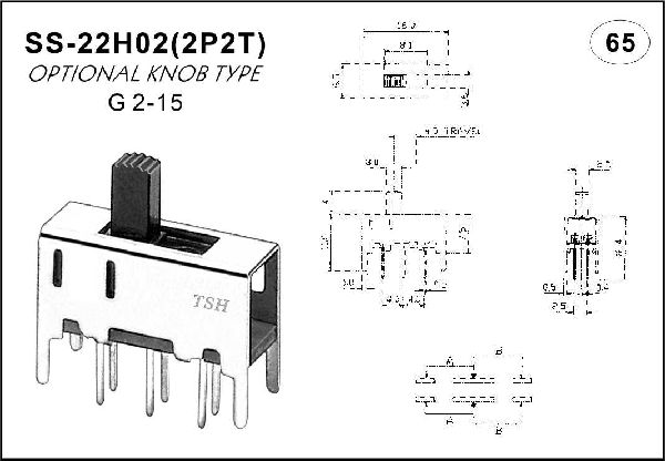 Straight handle toggle switch