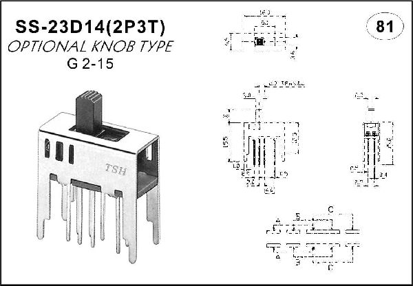 Straight handle toggle switch