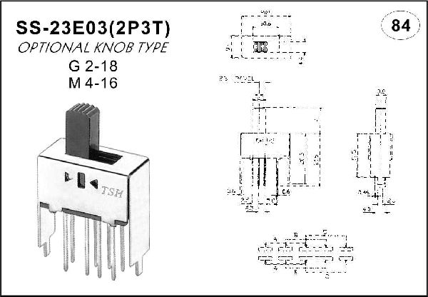 Straight handle toggle switch