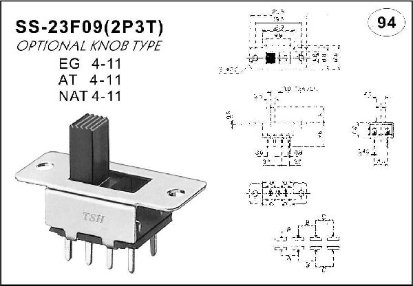Straight handle toggle switch
