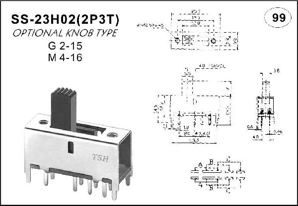 Straight handle toggle switch