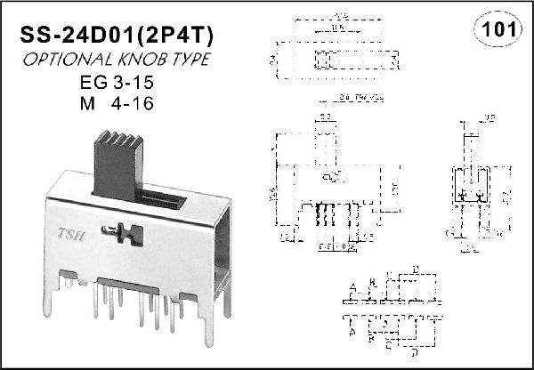 Straight handle toggle switch