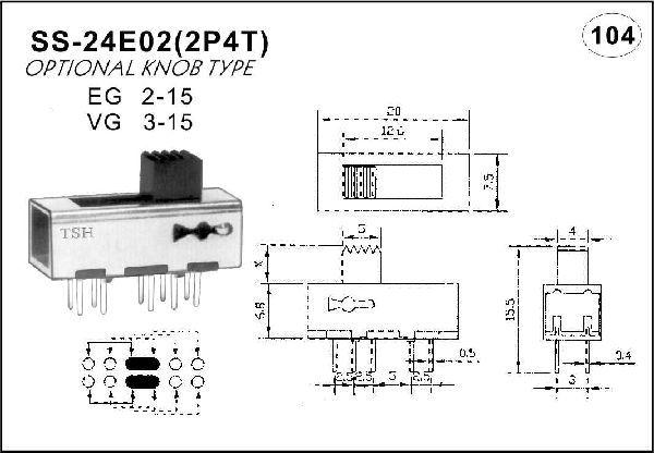 Straight handle toggle switch
