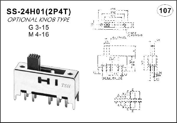Straight handle toggle switch