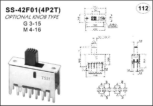 Straight handle toggle switch