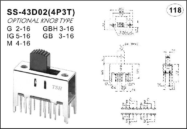 Straight handle toggle switch