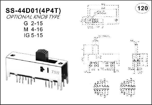 Straight handle toggle switch