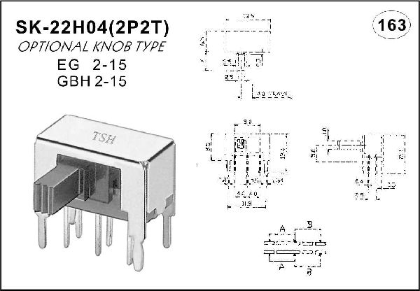 Horizontal handle toggle switch