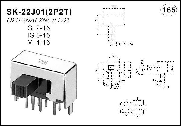 Horizontal handle toggle switch