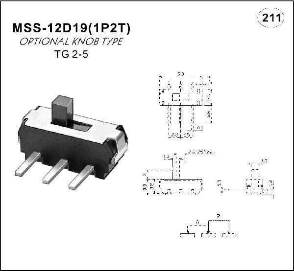 Miniature toggle