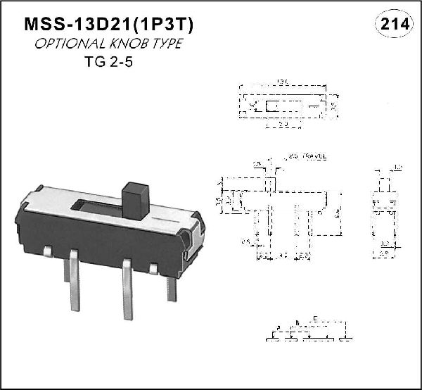 Miniature toggle