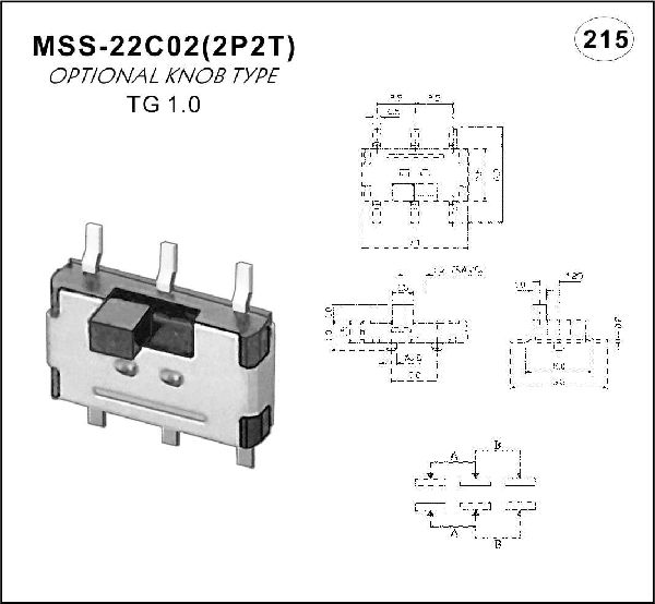 Miniature toggle