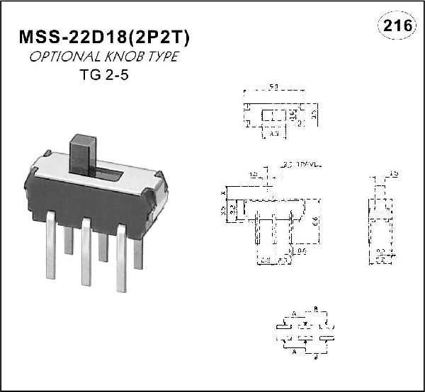 Miniature toggle