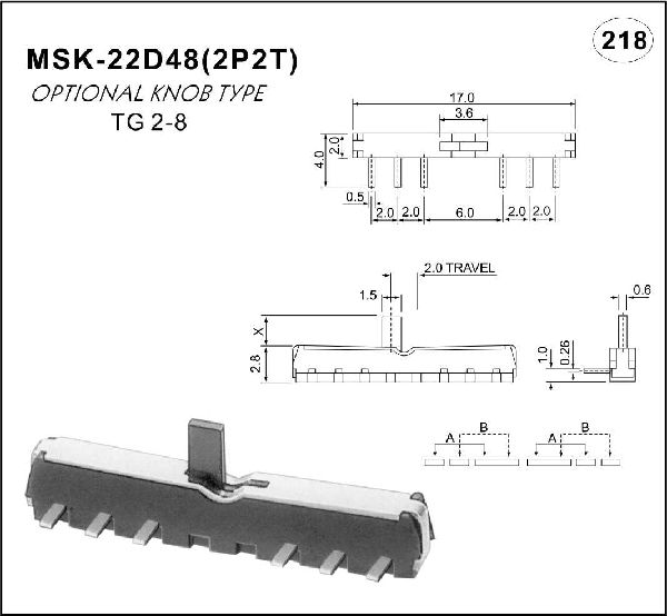 Miniature toggle