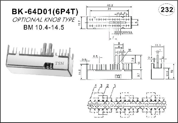 Bottom handle switch